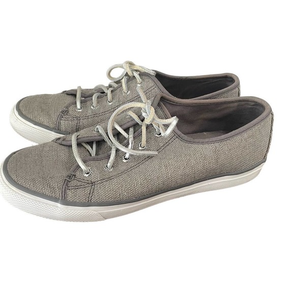 Sperry Crest Vibe Womens 8.5 shimmer  with leather laces slip on - Picture 1 of 6